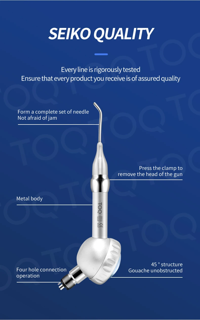 Dental Equipment Teeth Whitening Spray Dental Air Water Polisher Jet Air Flow Oral Hygiene Tooth Cleaning Prophy Polishing Tool