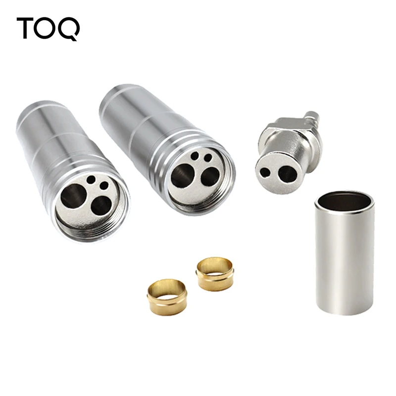 2/4 Holes Dental Handpiece Adapter Dentistry Turbine Connector Hole Changer Connector Tool for Dentist Lab Handpiece
