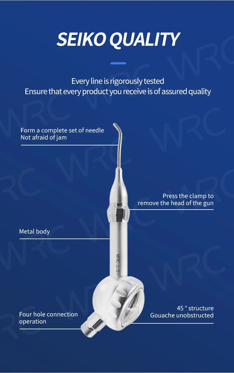 Dental Air Water Polisher Jet Metal Polisher Air Flow Oral Jet Teeth Polisher System Tooth Cleaning Prophy Polishing tool