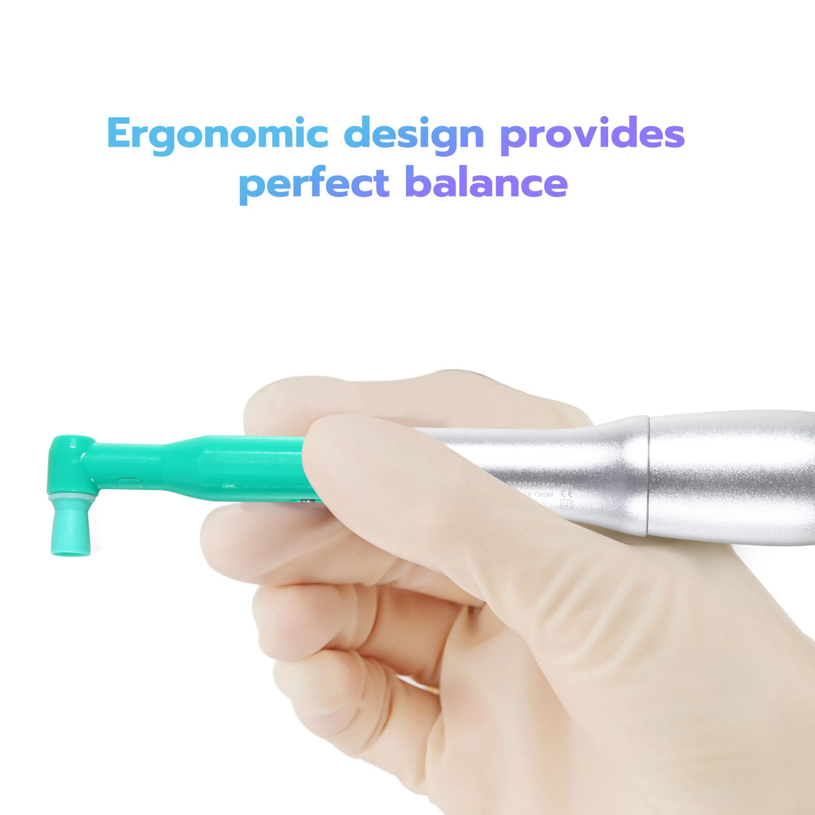 360° Swivel Dental 4:1 Hygiene Prophy Handpiece 2/4 Holes Air Motor Straight Nose Cone/Disposable Prophy Angles