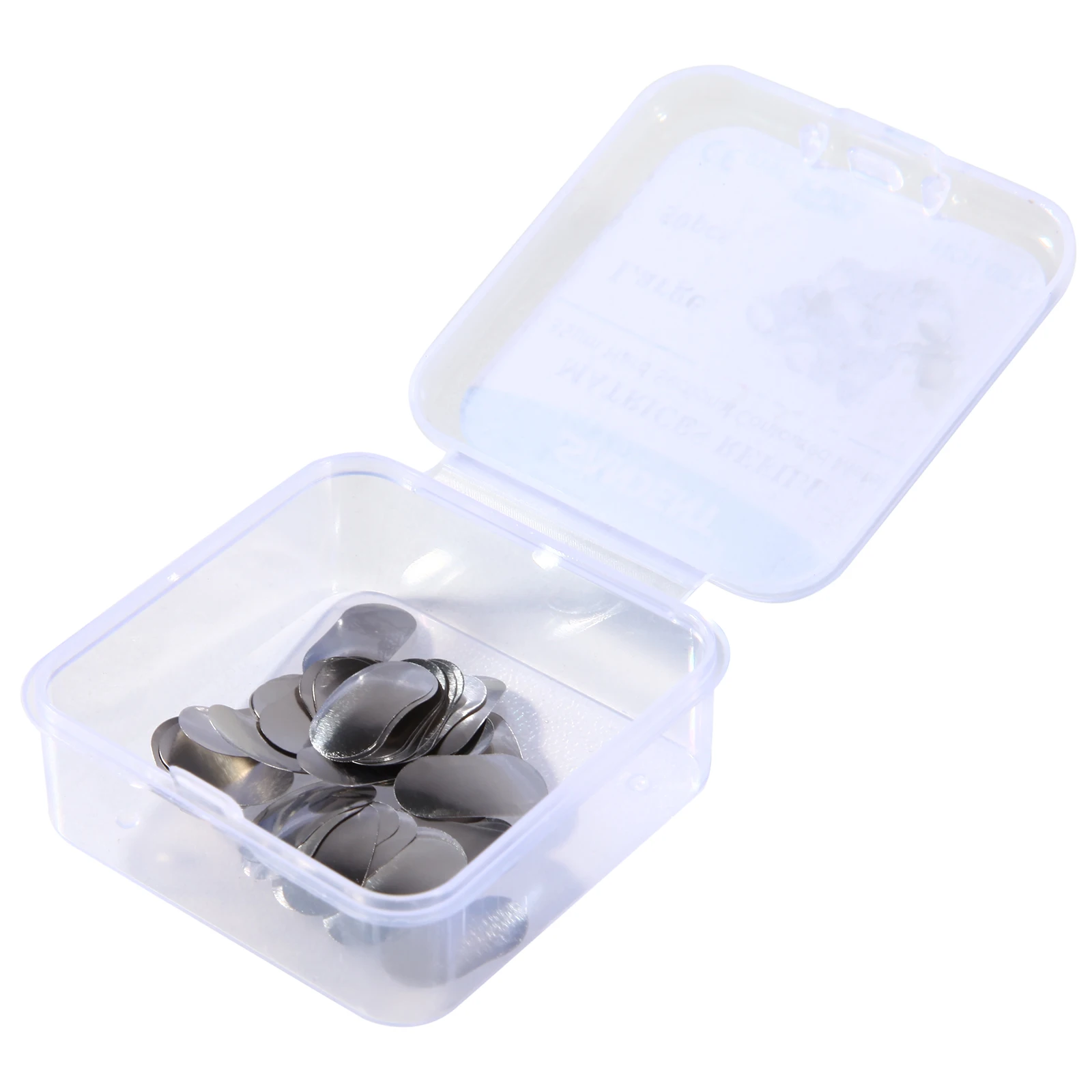 50Pc/Box Dental Metal Matrices Band/with Ledge Sectional Contoured Matrix Refill S/M/L 35μm for Teeth Replacement Dentsit Tools