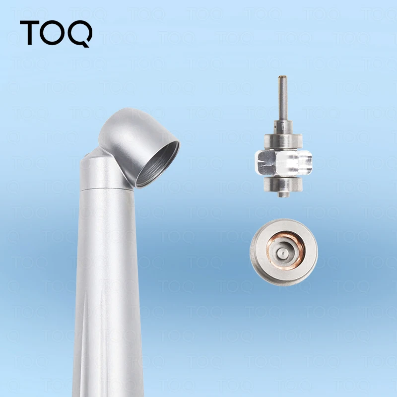 45 Degree LED High Speed Handpiece E-generator Integrated Push Button Handpiece Single Water Spray Dentistry Tool