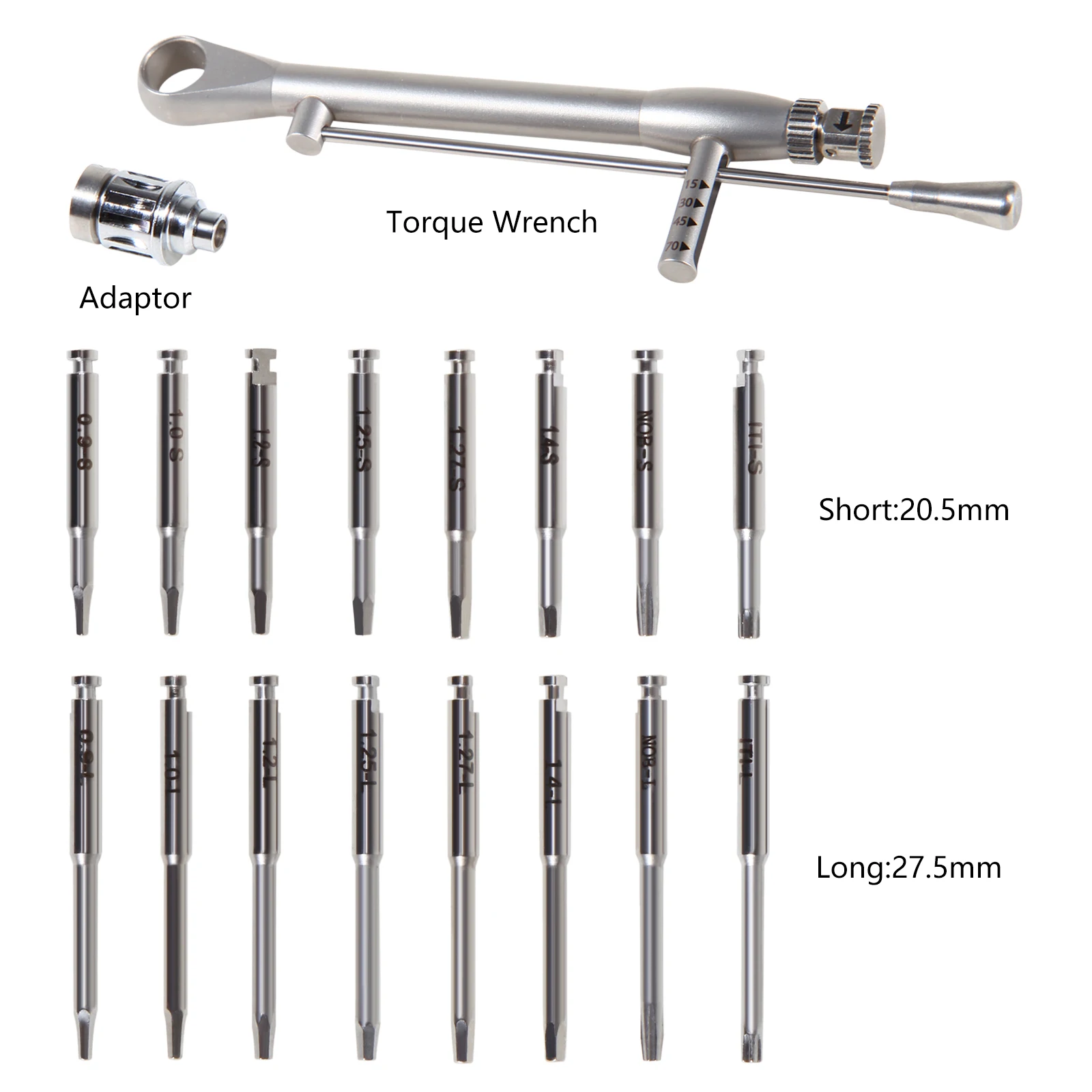 Dental Universal Implant Prosthetic Kit Torque Ratchet Wrench Screw Drivers Remover Dentistry Implant Tools