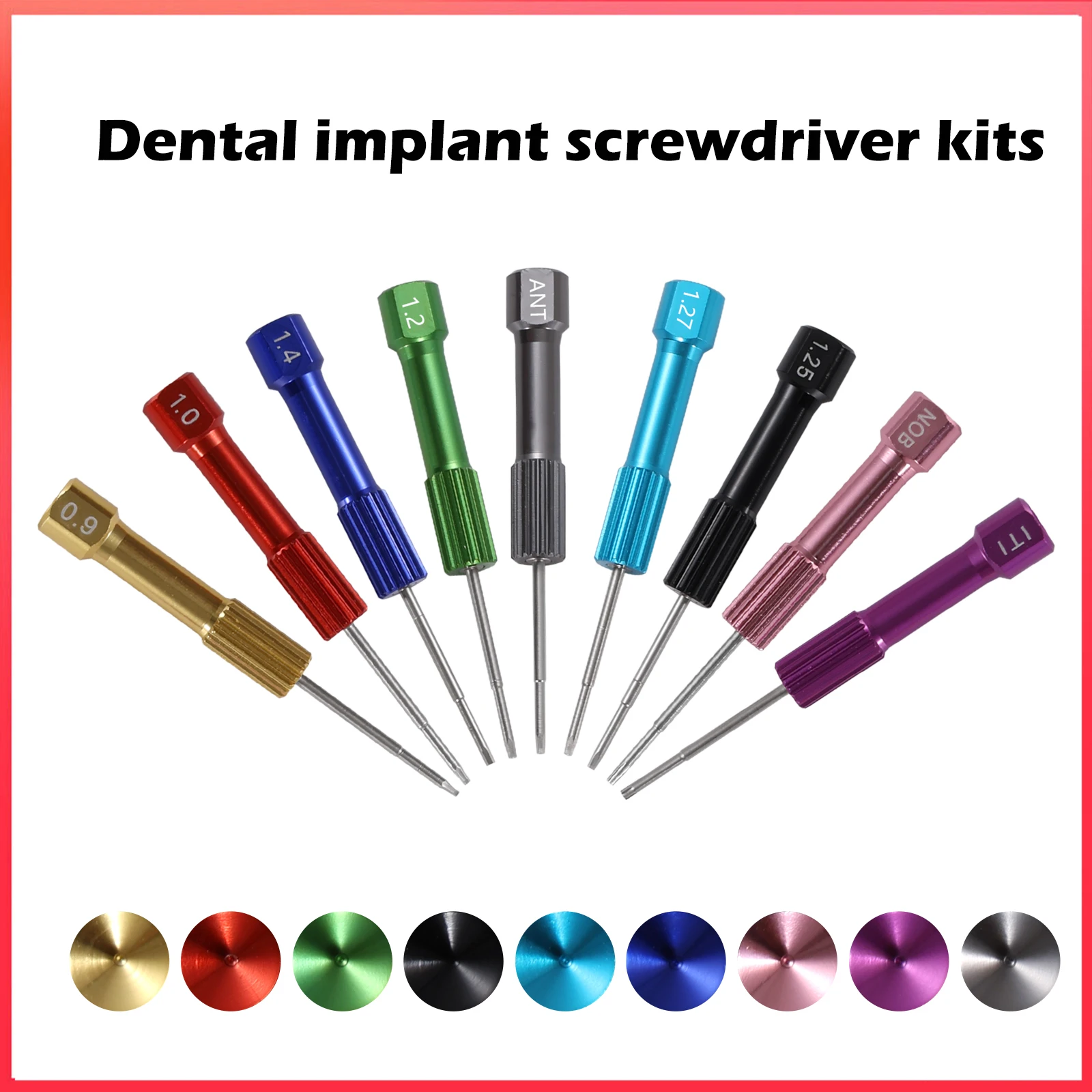Dental Universal Implant Prosthetic Kit Torque Ratchet Wrench Screw Drivers Remover Dentistry Implant Tools