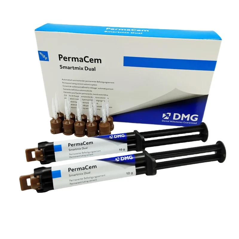 DMG PermaCem Smartmix Dual Self-Adhesive Resin Cement 10g/Pc Dual Cure Dental Luting Material for Crown, Bridge & Inlay