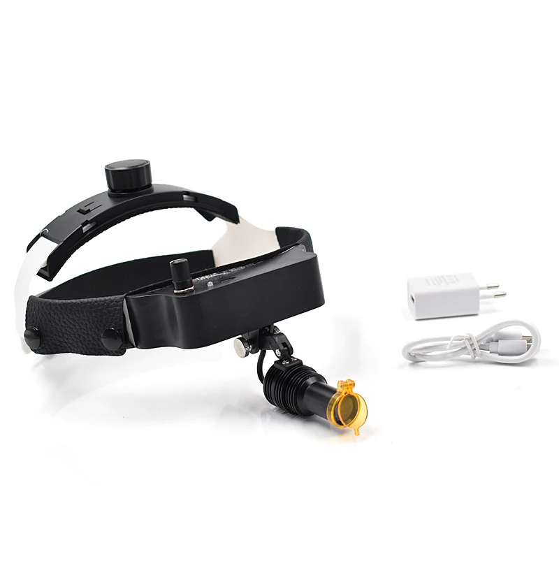JUMTOP Dental LED Headlight Oral Lamp Surgical Light Lab Headlamp for Binocular Loupes