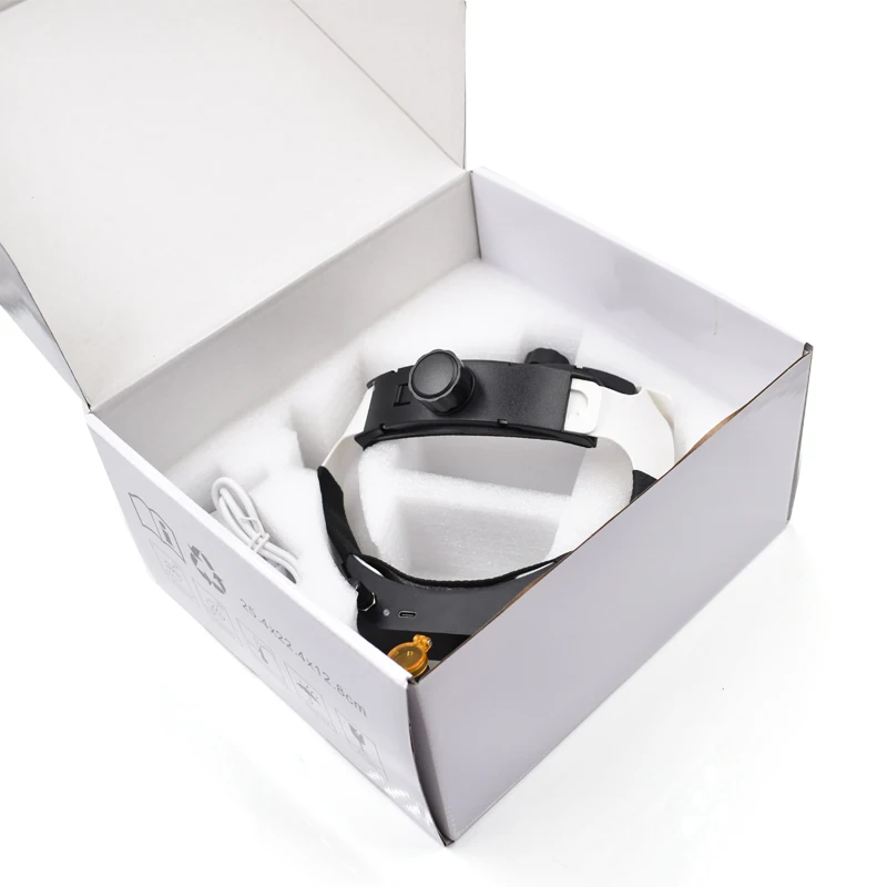 JUMTOP Dental LED Headlight Oral Lamp Surgical Light Lab Headlamp for Binocular Loupes
