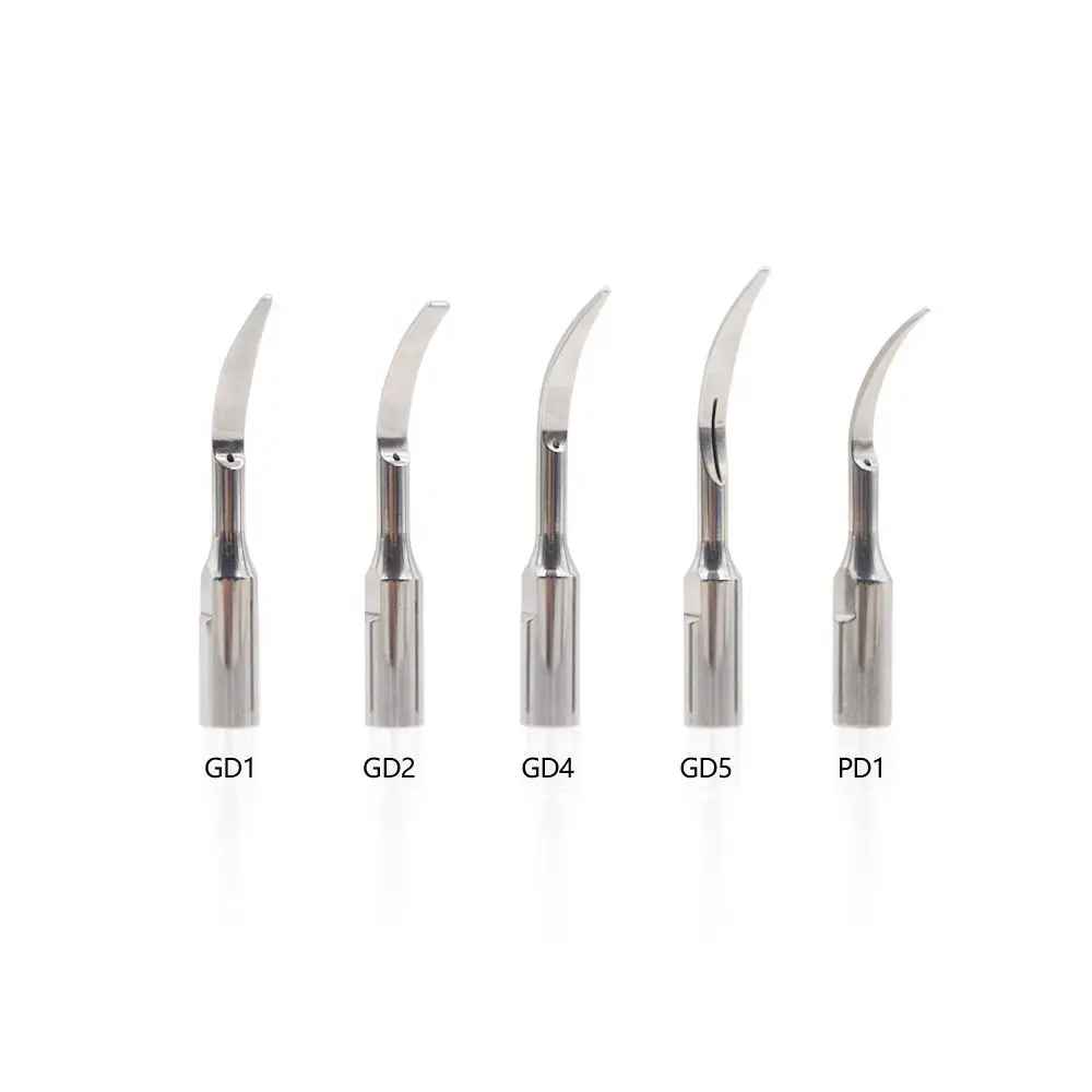 5Pcs Dental Ultrassonic Scaler Tips Fit for EMS Woodpecker DTE Satelec NSK Scaling Periodontic Endodontic Surgical Equipment