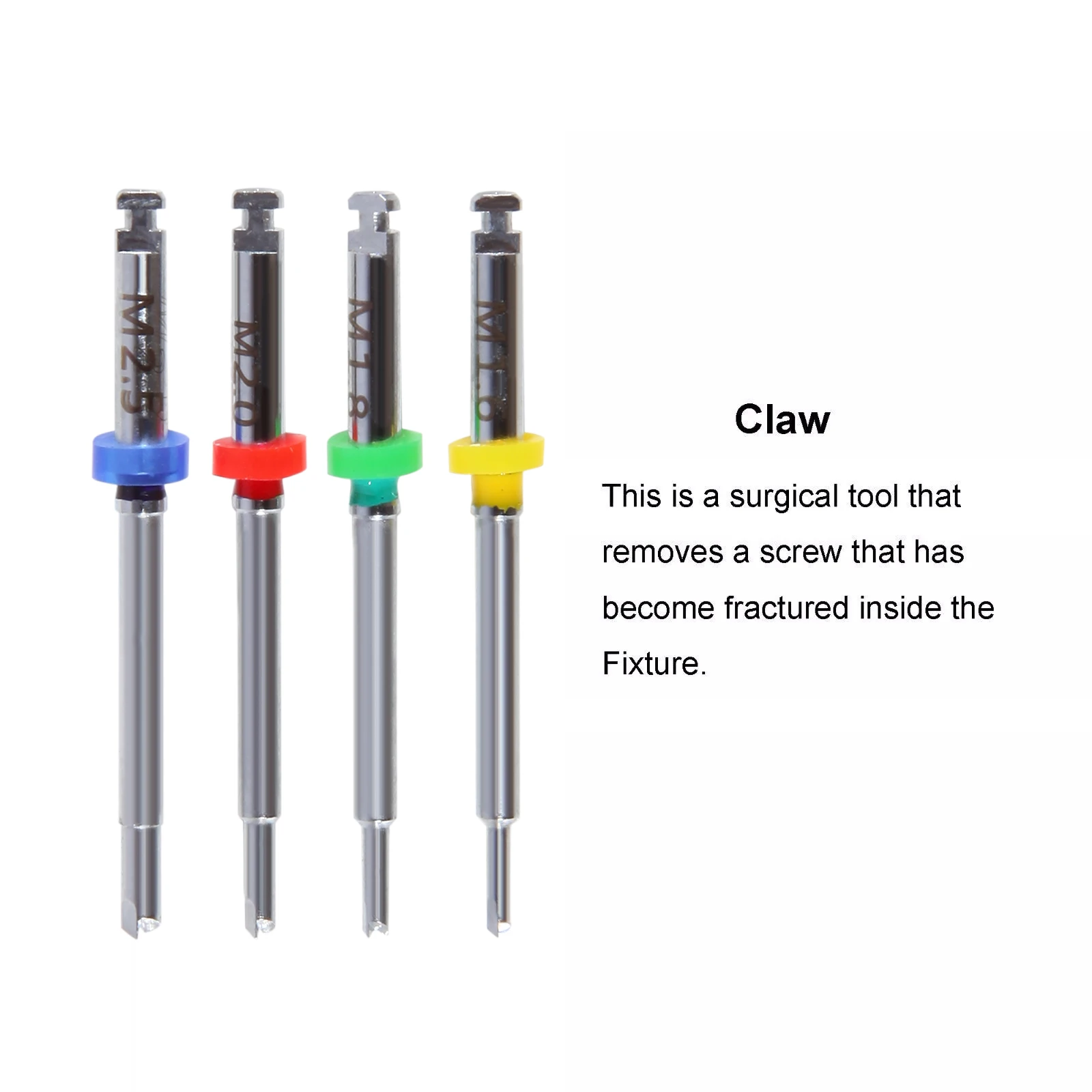 Universal Dental Implant Broken Screw Remover Kit Surgical Tool Instrument Tool Reverse Drill Guide Driver NeoBiotech