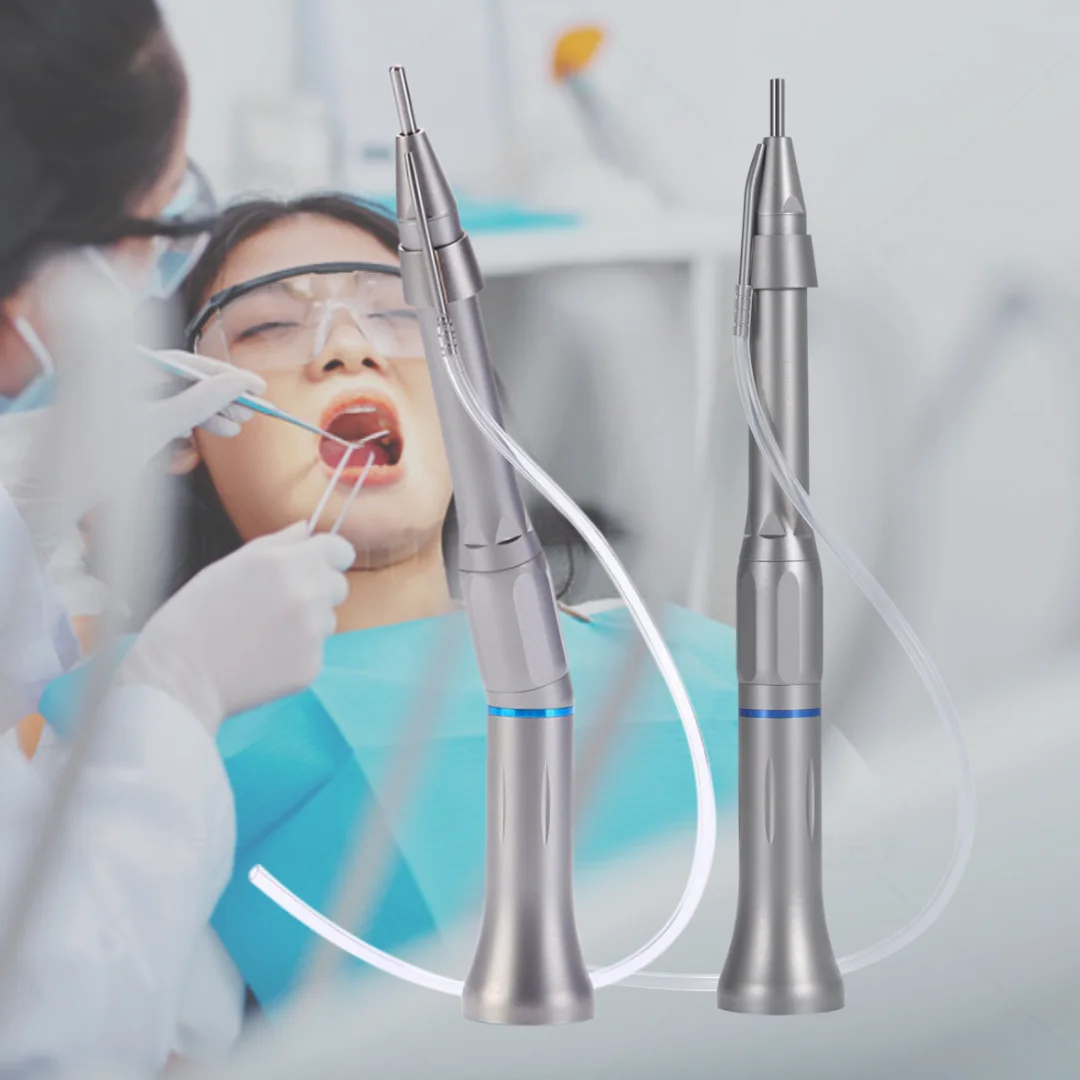 SANDENT Dental 1:1 Micro Stainless steel E-type Surgical 20º Contra Angle / Straight Handpiece