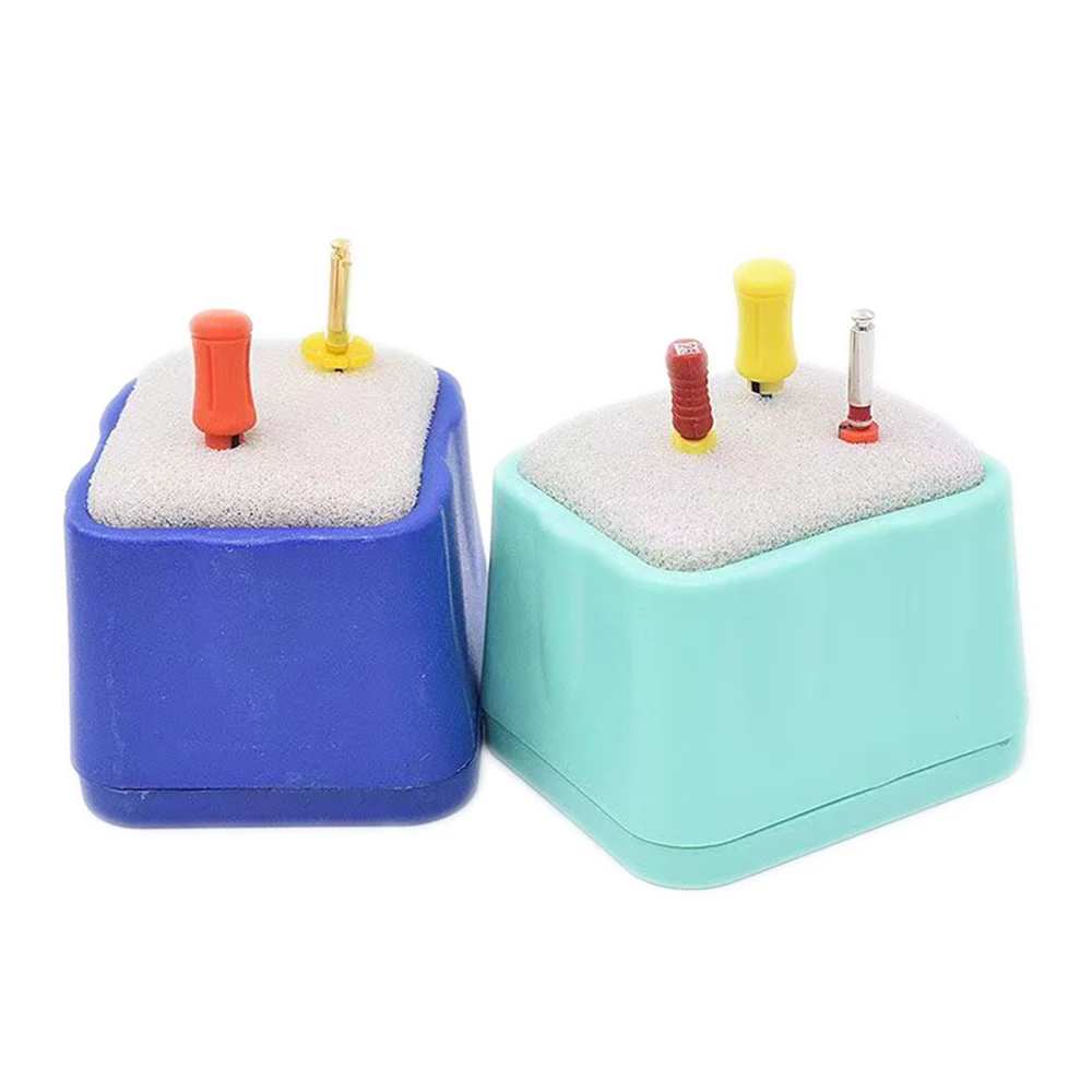 Dental Cleaning Stand Foam File Drills Endodontic Block Holder Dentistry Laboratory Equipment Dentist Tools
