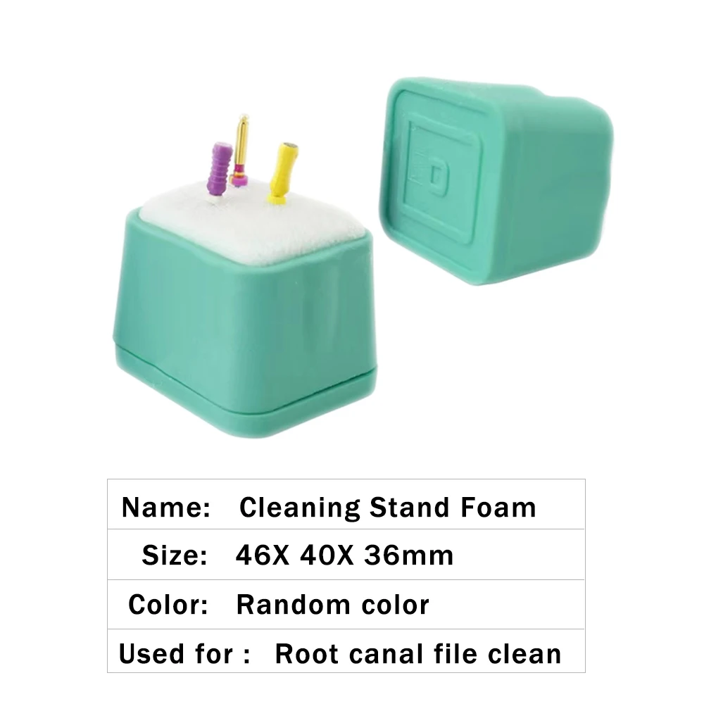 Dental Cleaning Stand Foam File Drills Endodontic Block Holder Dentistry Laboratory Equipment Dentist Tools