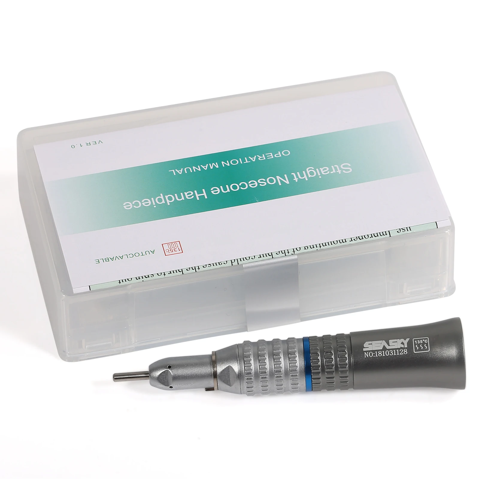 Dental Low Speed Handpiece Straight Nosecone / 2/4Hole Micromotor / Contra Angle fit FG 1.60mm/CA 2.35mm