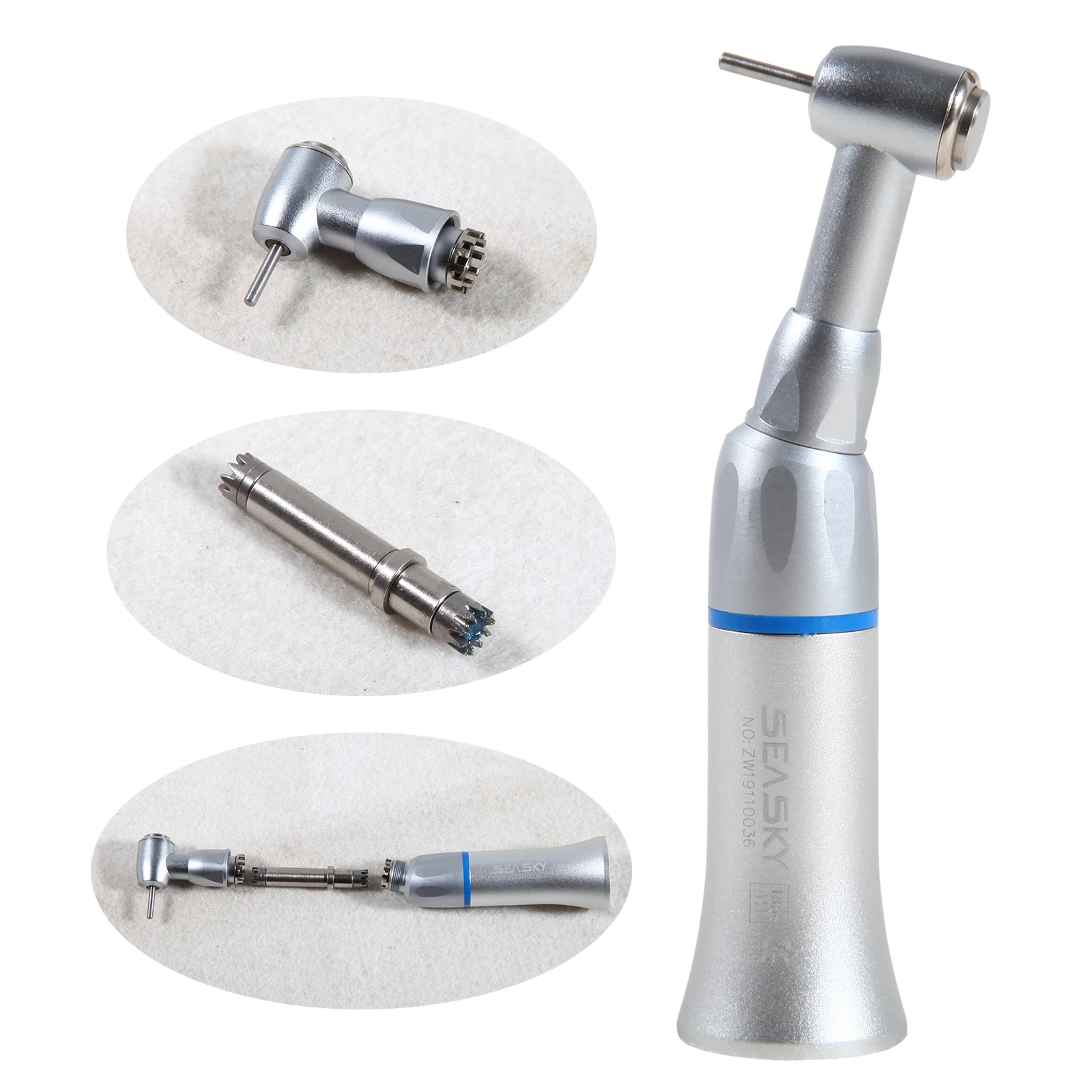 Dental Low Speed Handpiece Straight Nosecone / 2/4Hole Micromotor / Contra Angle fit FG 1.60mm/CA 2.35mm