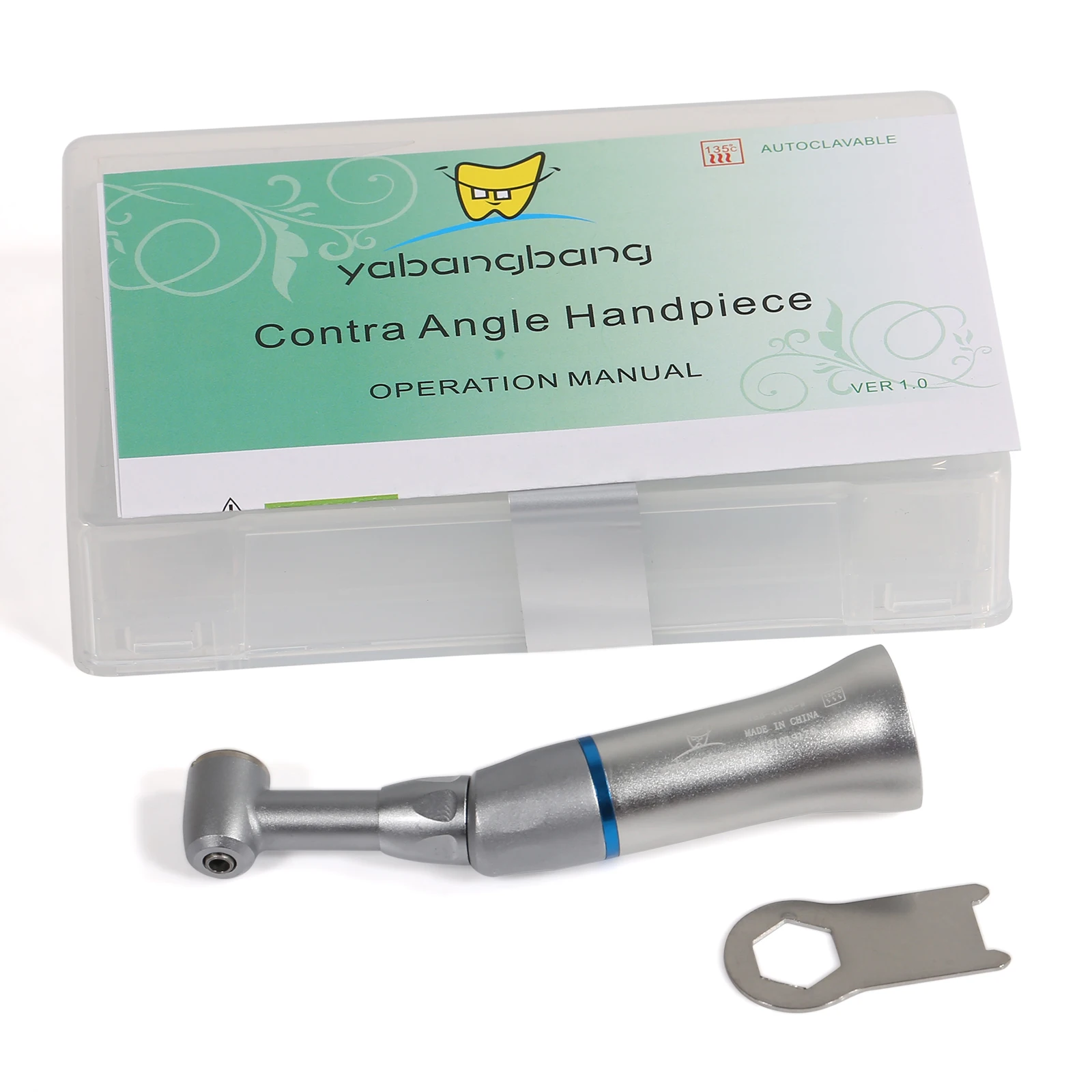 Dental Low Speed Handpiece Straight Nosecone / 2/4Hole Micromotor / Contra Angle fit FG 1.60mm/CA 2.35mm