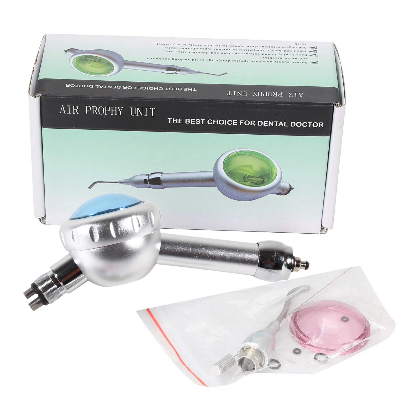 Dental Air Flow Teeth Polisher Handpiece 2/4Hole Hygiene 360º Rotation Prophy Jet Tooth Prophy
