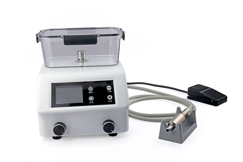 JUMTOP Dental Brushless LED Electric Motor with Water Tank Fit 1:5 /1:1 /1:4.2 Contra Angle Handpiece