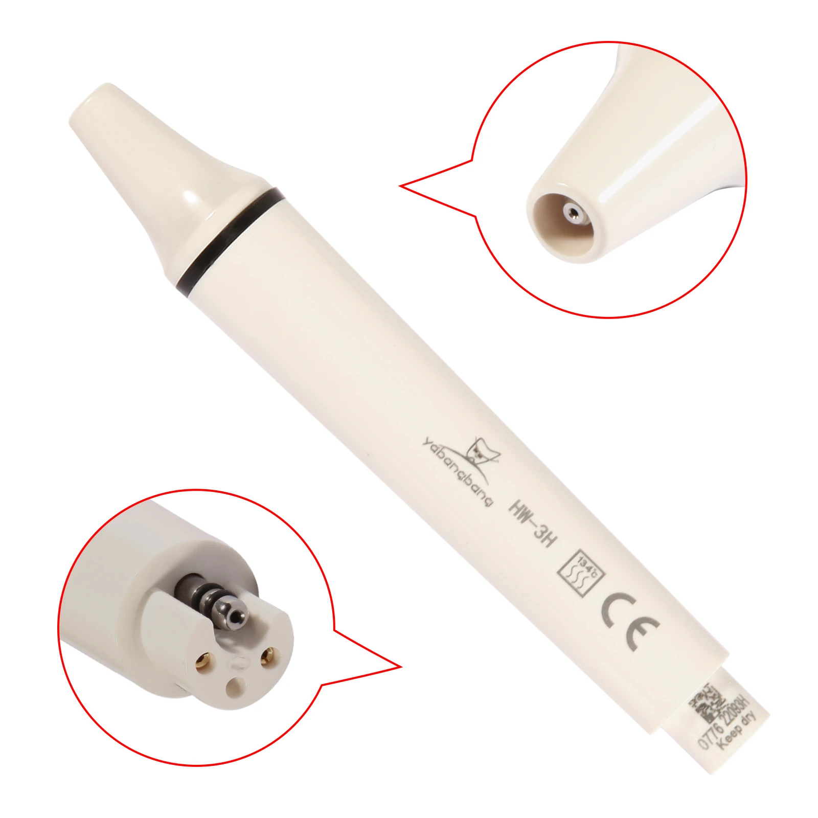 Dental Ultrasonic Scaling Handpiece Scaler Handle Fit for HW-3H EMS/DTE & SATELEC /Woodpack