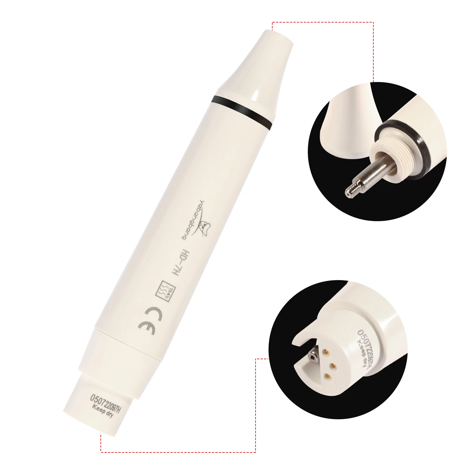 Dental Ultrasonic Scaling Handpiece Scaler Handle Fit for HW-3H EMS/DTE & SATELEC /Woodpack