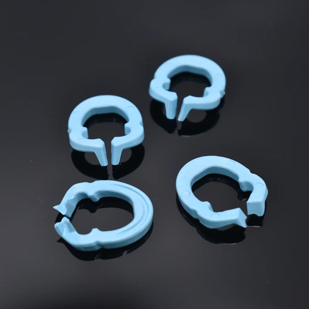 4Pcs/Set Dental Resin Clamping Ring Separator Ring Sectional Contoured Matrices Holder Matrix Autoclavable Fixed Clamp