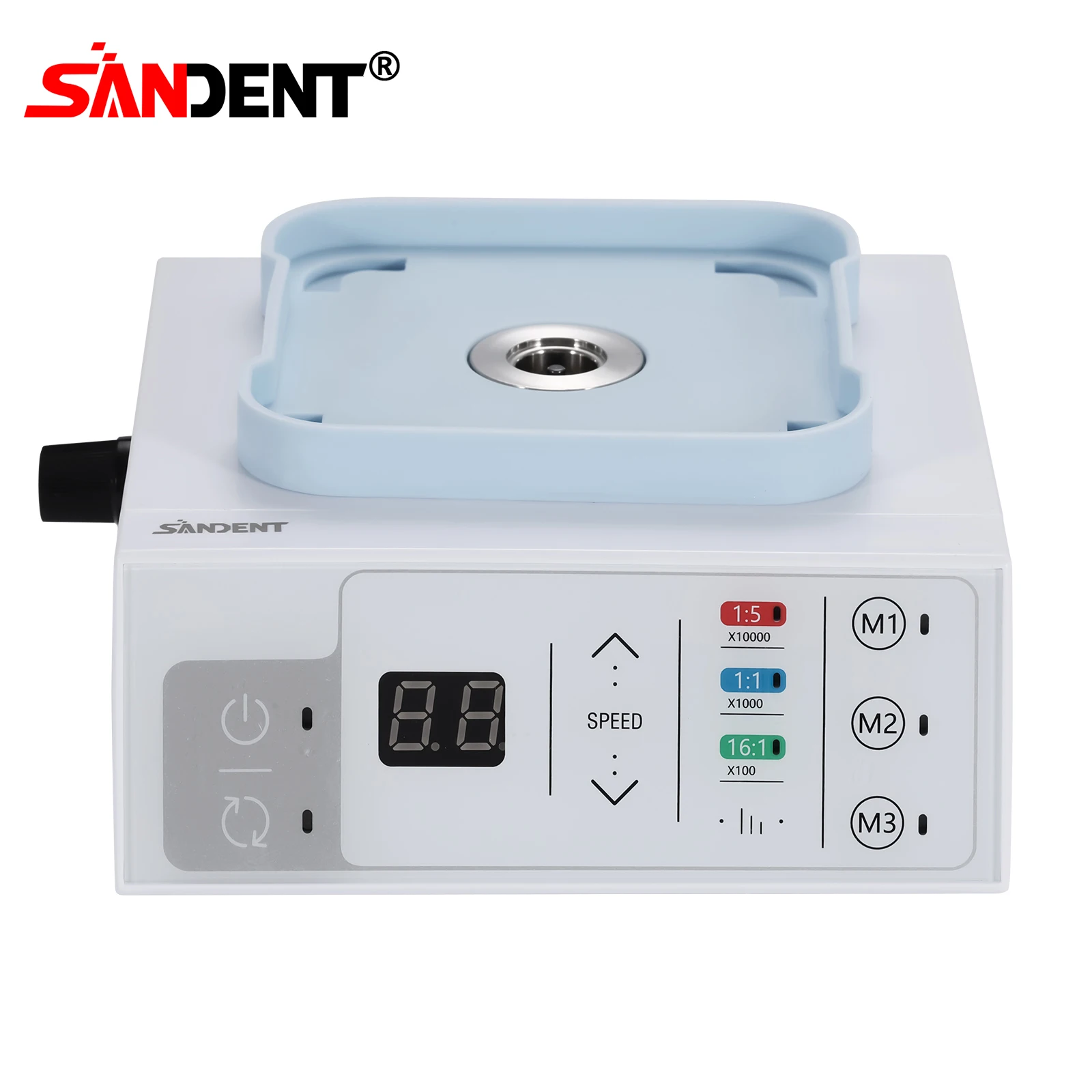 SANDENT Dental 40K RPM LED Brushless Electric Micro Motor E-Type Vector Control System with Water Tank For Practice Surgical