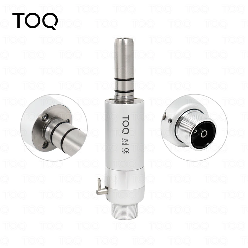 New Dental Slow Low Speed Air Motor Micromotor 2/4 Hole Connector Fit E Type Contra Angle and Straight Handpiece