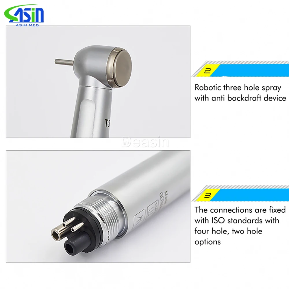High Speed Turbine Handpiece T3 Racer 2/4 Hole Standard/Torque Dental Tools Dentistry Goods High Quality Genuine Factory