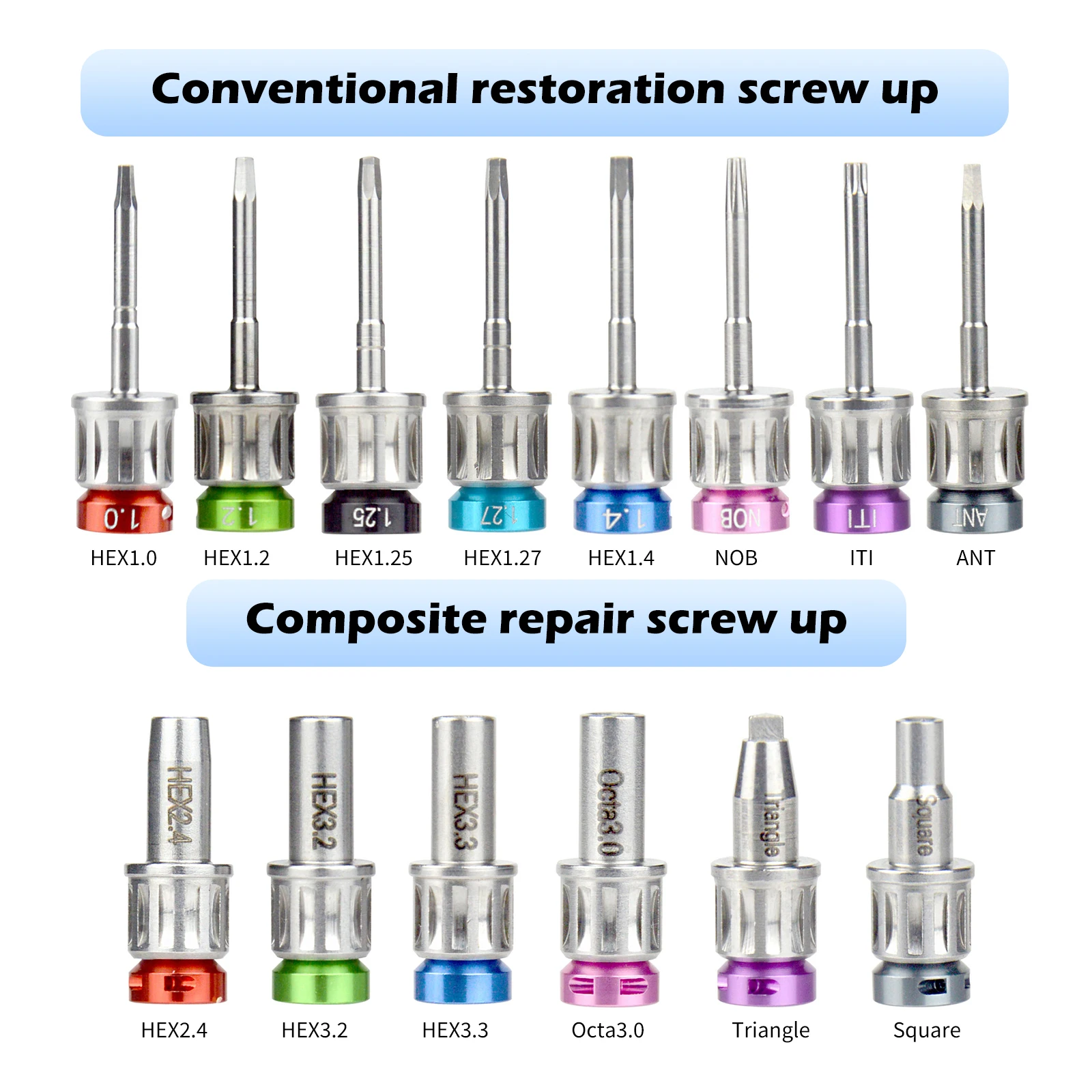 Universal Dental Implant Surgical Manual Kit Torque Wrench Tool with 14 Screw Drivers