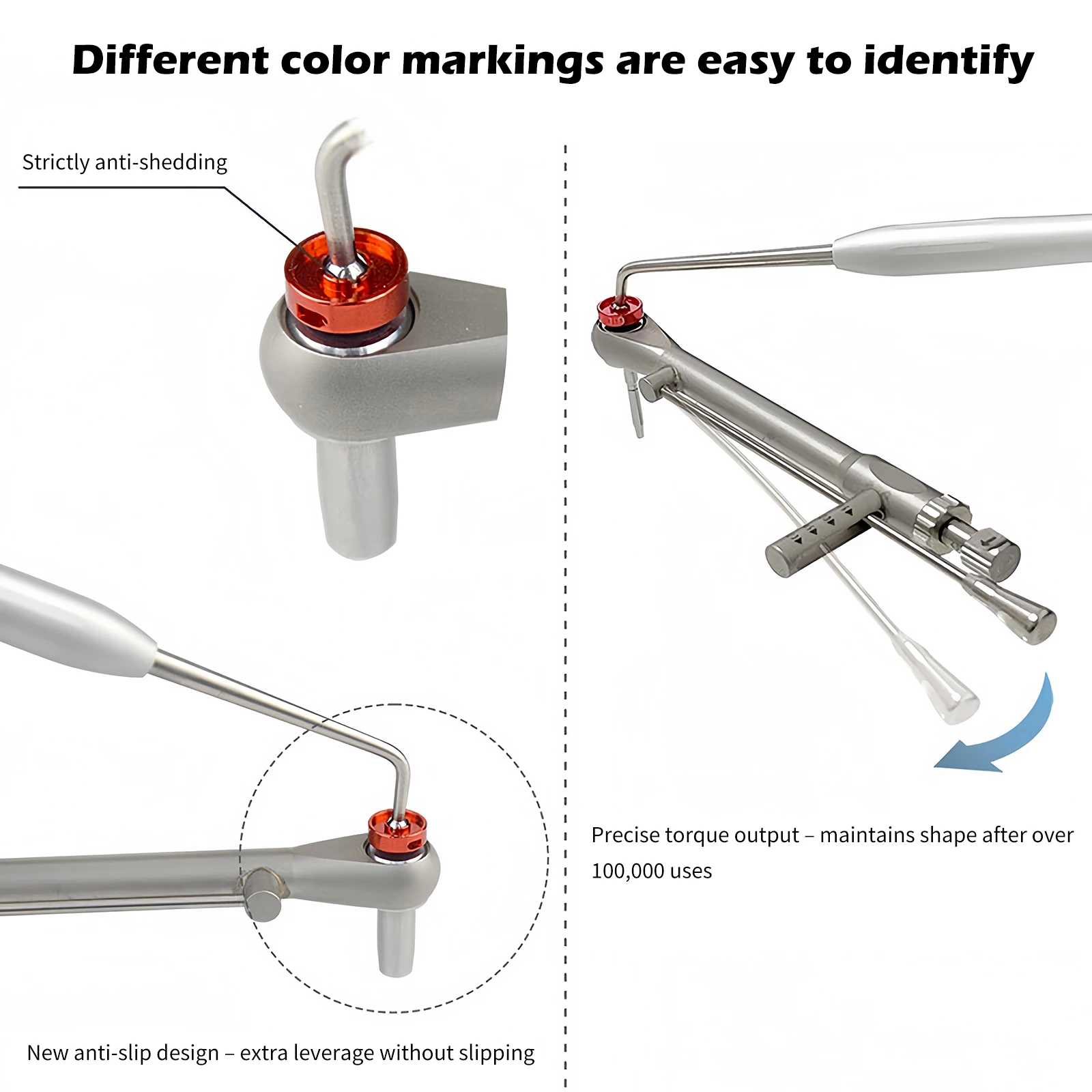 Universal Dental Implant Surgical Manual Kit Torque Wrench Tool with 14 Screw Drivers