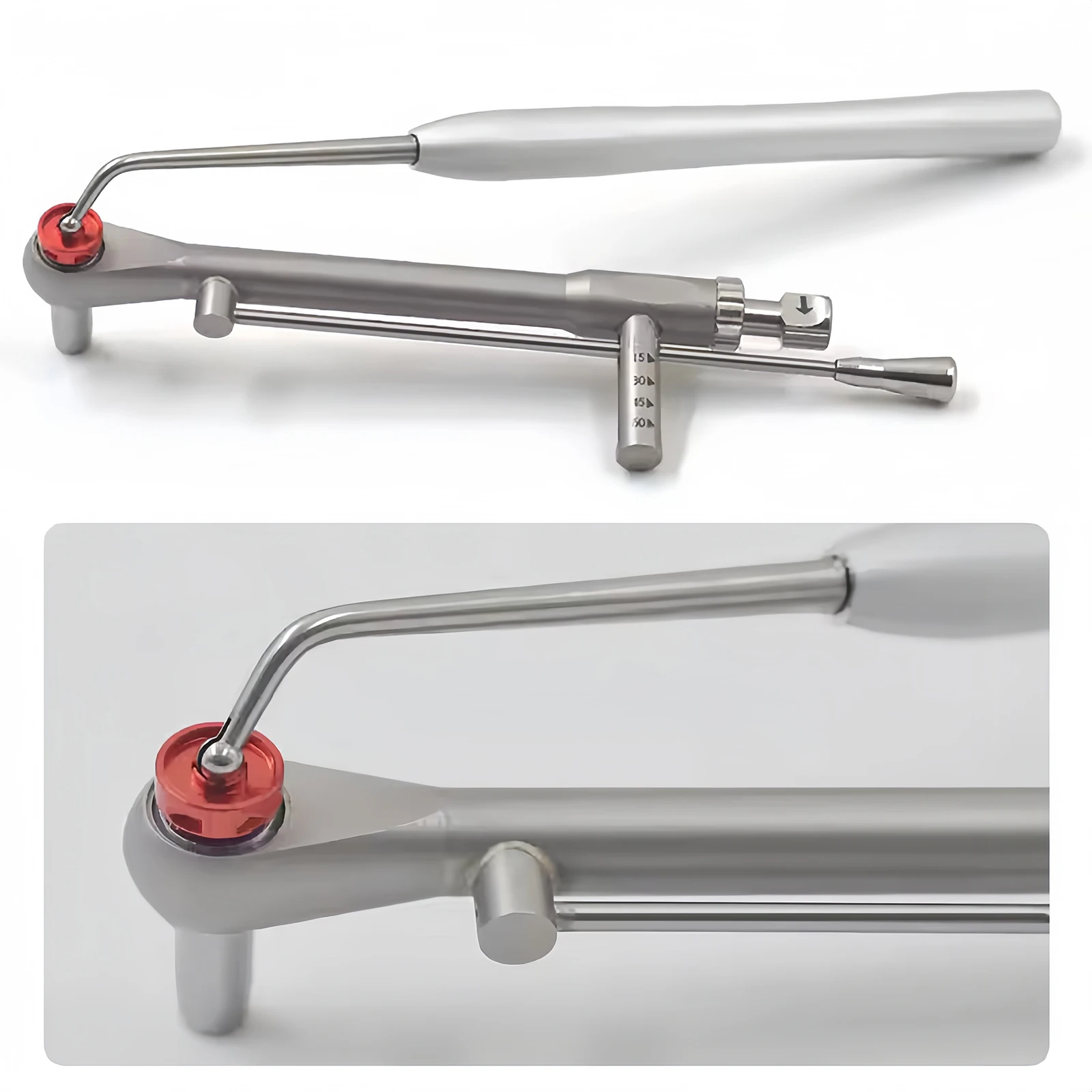Universal Dental Implant Surgical Manual Kit Torque Wrench Tool with 14 Screw Drivers
