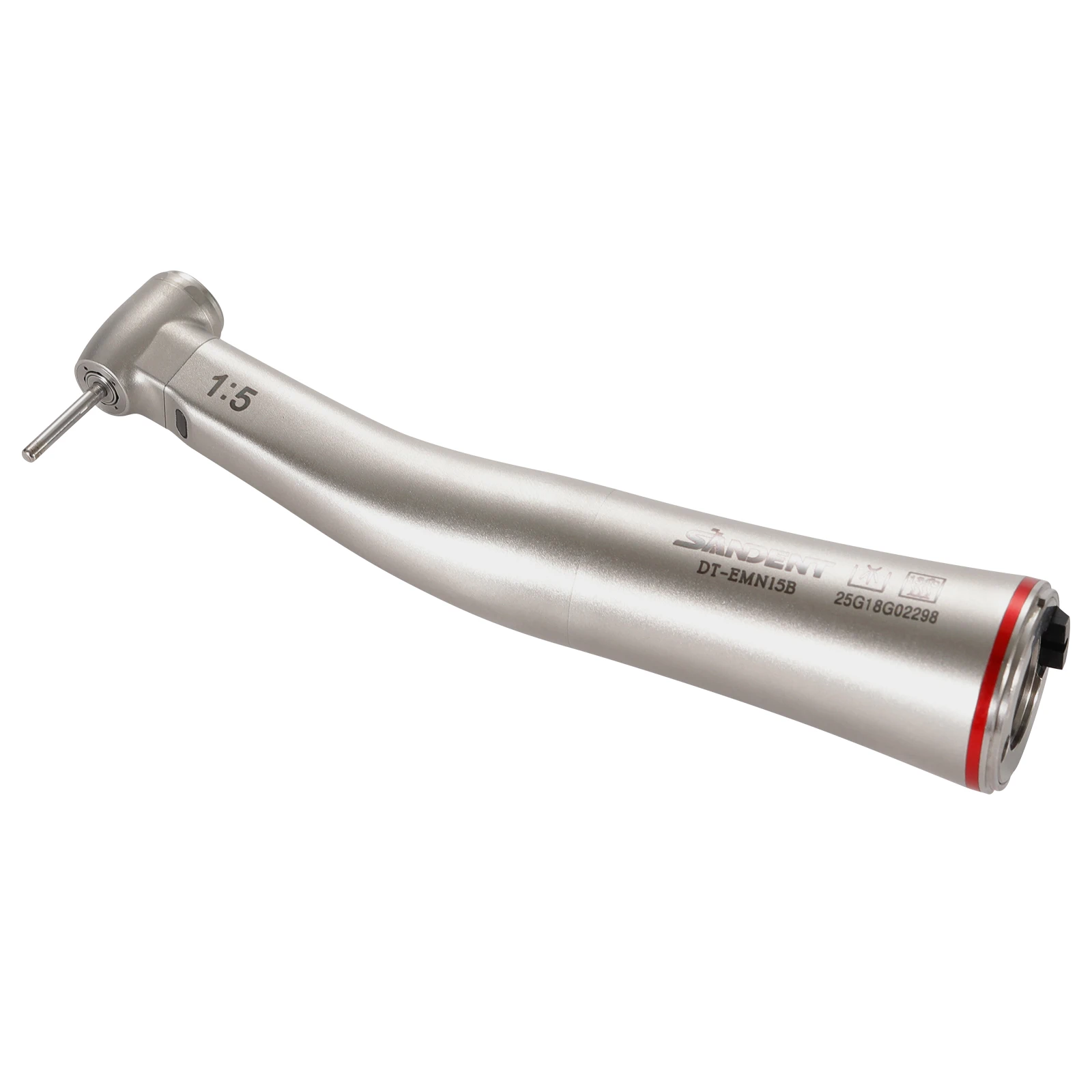 Dental LED Handpiece 1:4.2 45 ° Inner/externa sprayl/1:1/1:5 Increasing Contra Angle Surgical Fiber Optic ceramic bearing