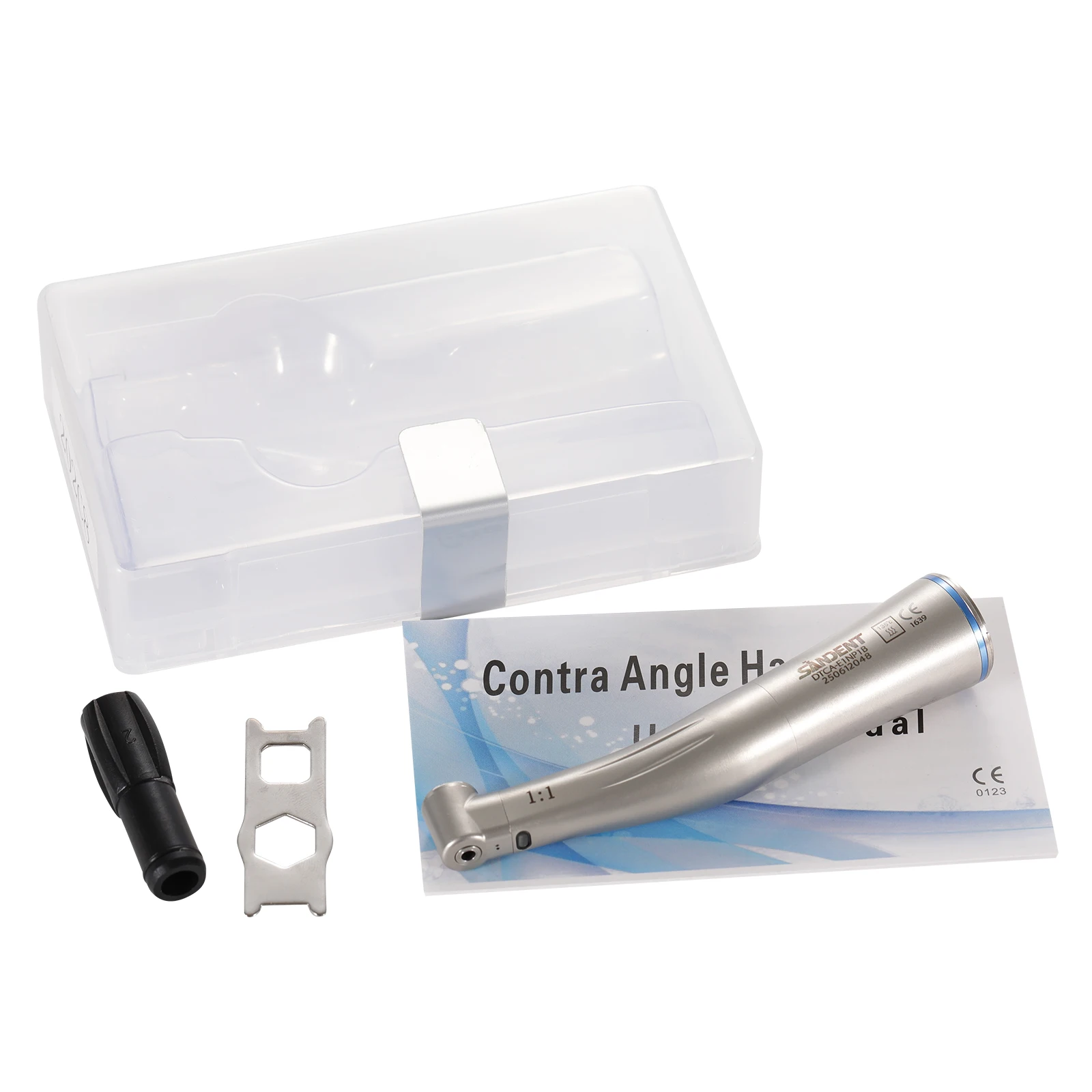 Dental LED Handpiece 1:4.2 45 ° Inner/externa sprayl/1:1/1:5 Increasing Contra Angle Surgical Fiber Optic ceramic bearing