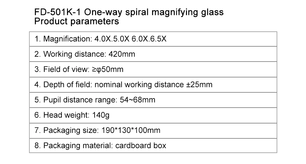 Dental Original KWS 4X 5X 6X LED Surgical Binocular Magnifier Loupes Magnifier 420mm Medical Surgica Dental Headlamp