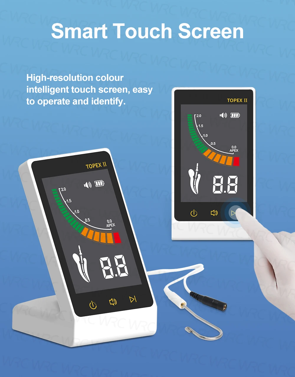 Dental Endo Apex Locator Dentistry Endodontics Measurement Mini TOPEX Root Canal Located Instruments New Color Dentistry Tool