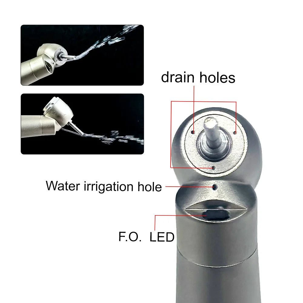 45 Degree Standard Mini Torque Head For kAVO Coupler Dental Optical Fiber Turbine high Speed rotation led handpiece