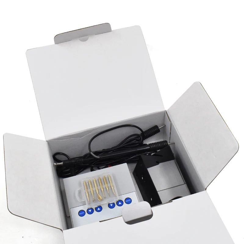 JUMTOP Dental Electric Wax Carving Kit with Double Pen and 6 Wax Tips, Digital Display Waxer Heat Carving Knife Machine