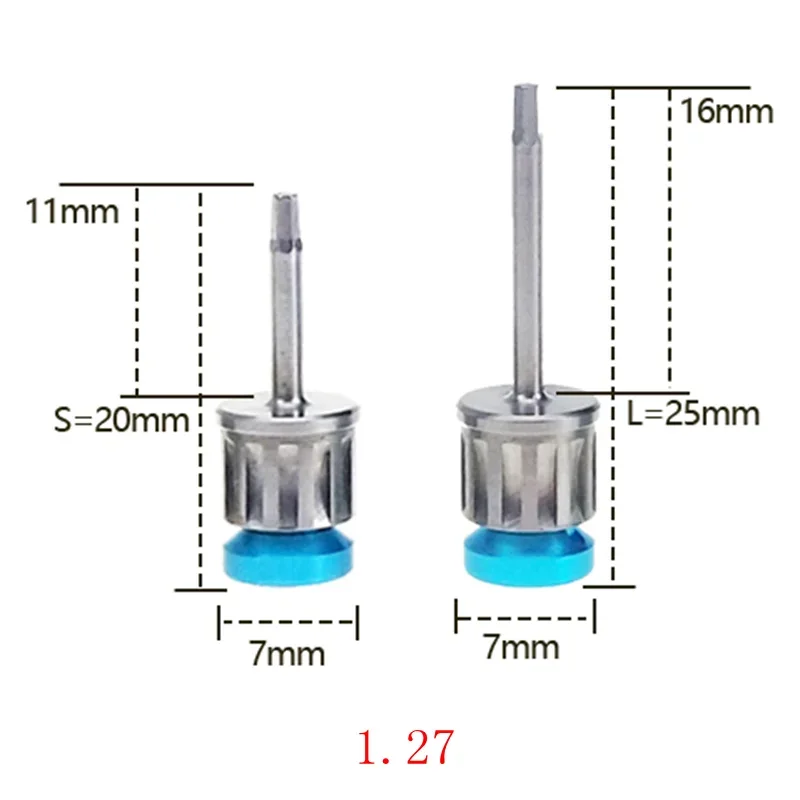 Dental Implant Restoration Tool Kit: 1Pc Universal Implant Torque Screwdrivers Wrench with 10 - 70NCM