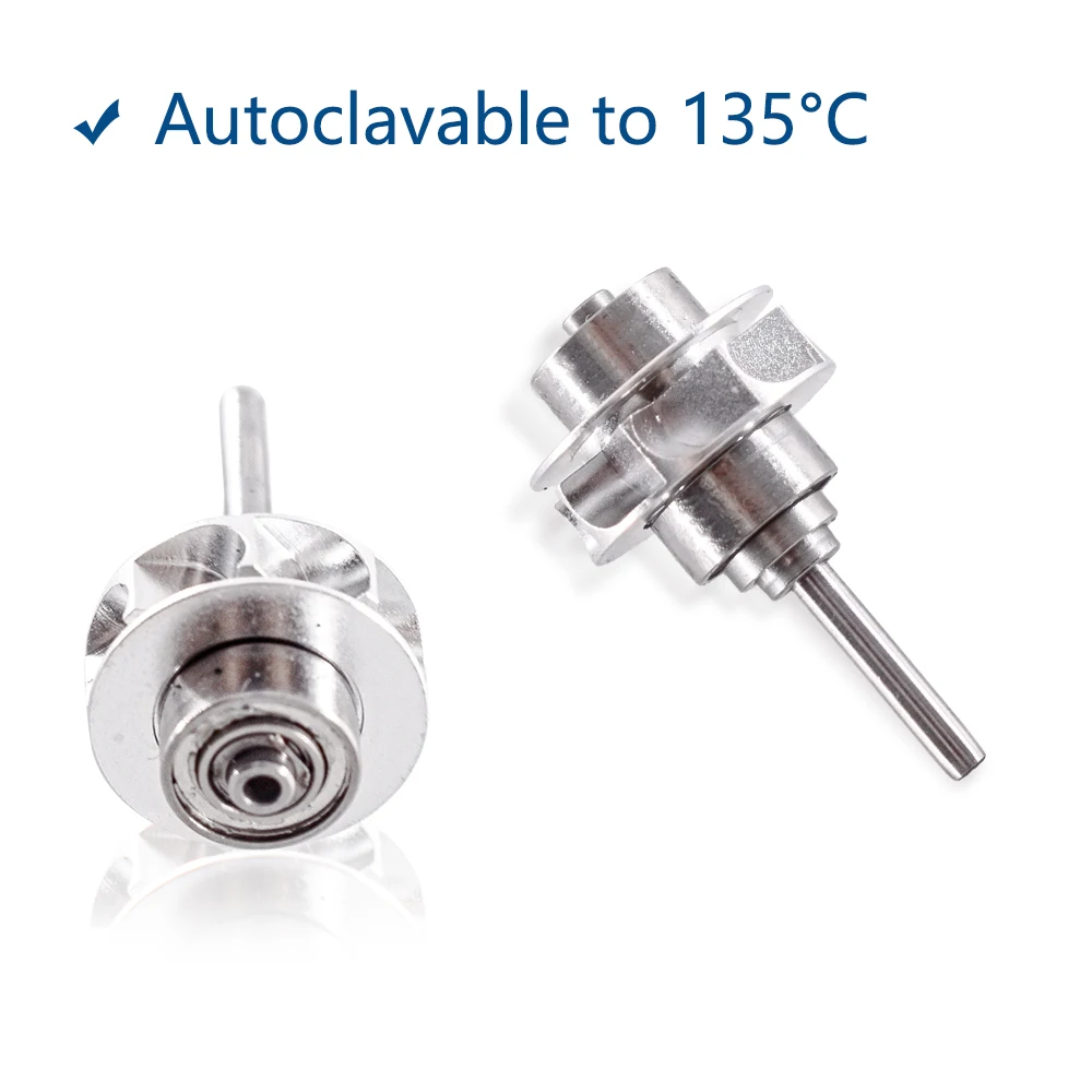 Dental 9000L Cartridge Dentist Rotor For DEASIN Fiber Optic LED Push Button Torque Head High Speed Handpiece Only