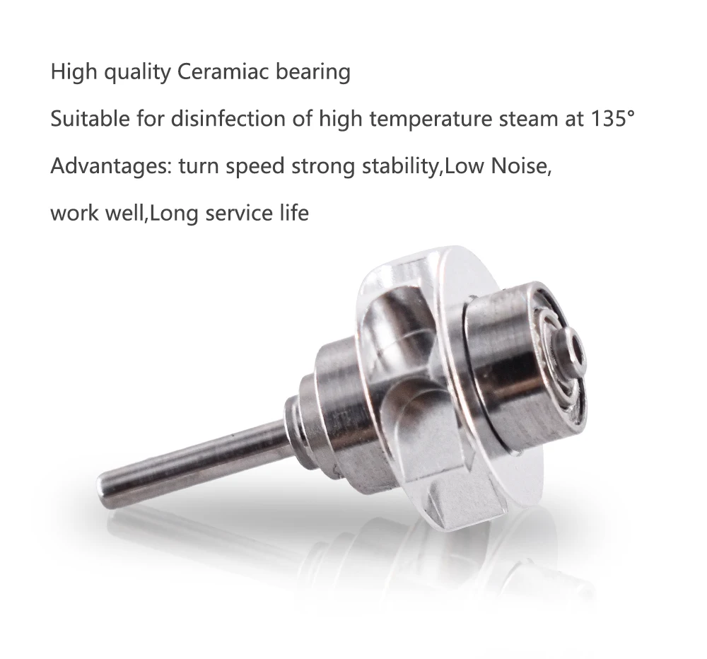 Dental 9000L Cartridge Dentist Rotor For DEASIN Fiber Optic LED Push Button Torque Head High Speed Handpiece Only
