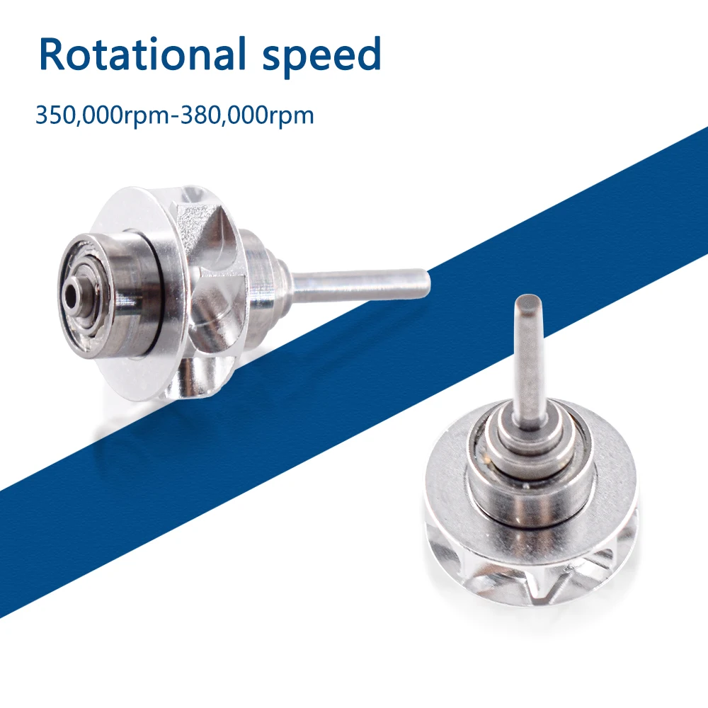 Dental 9000L Cartridge Dentist Rotor For DEASIN Fiber Optic LED Push Button Torque Head High Speed Handpiece Only