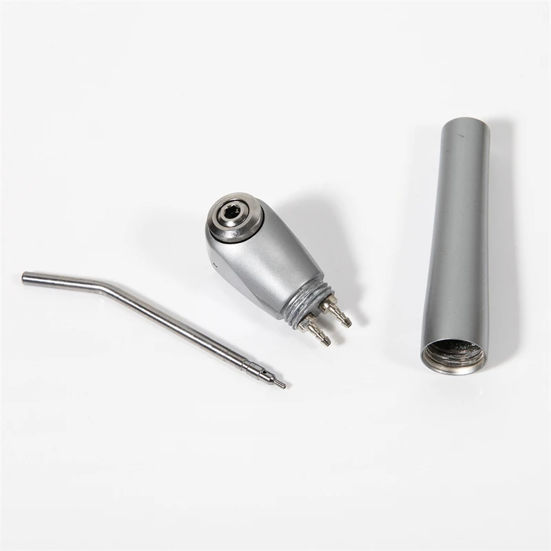 Dental 3 Way Air Water Spray Triple Syringe Handpiece with 2 Nozzles Tips Tube / 50 Nozzles Tips Tubes