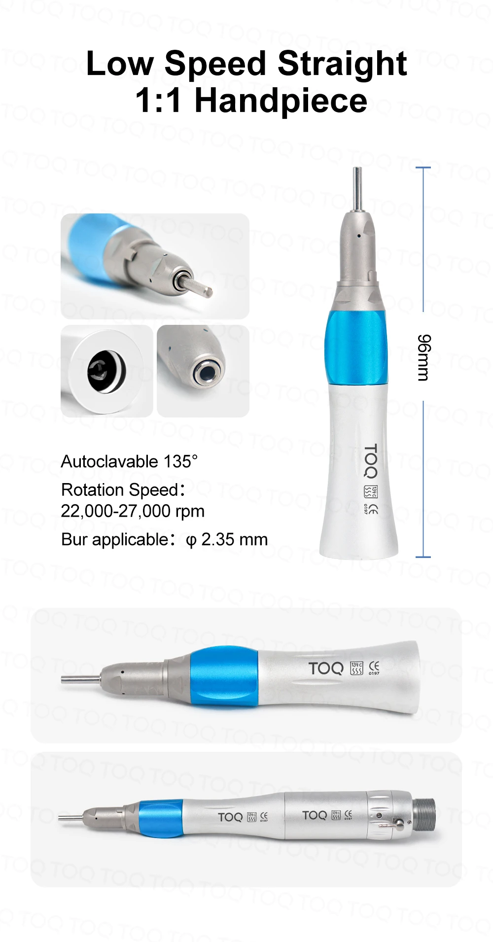 Dental Low Speed Handpiece Kits 2/4 Hole Air Motor Contra Angle Straight Handpiece Dentists Equipment Tools