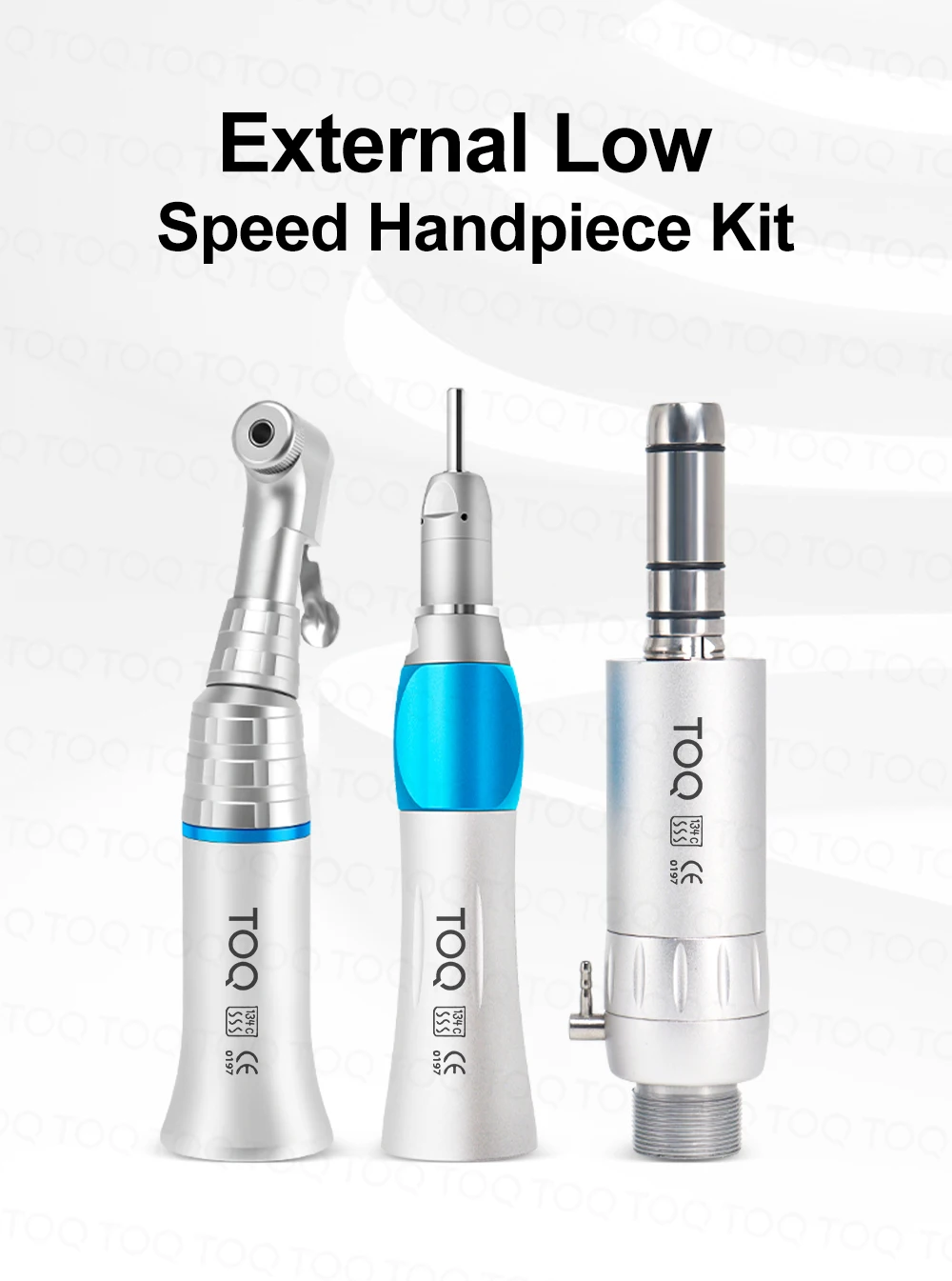 Dental Low Speed Handpiece Kits 2/4 Hole Air Motor Contra Angle Straight Handpiece Dentists Equipment Tools