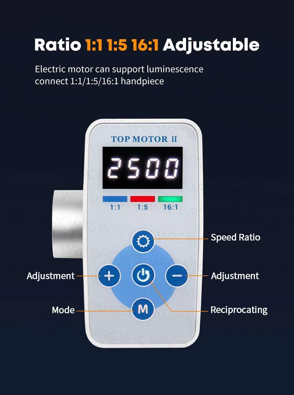Blue Dental Brushless LED Micromotor Built-in Electric Micro Motor for Dentist Equipment Professional Dentistry Tool Accessories