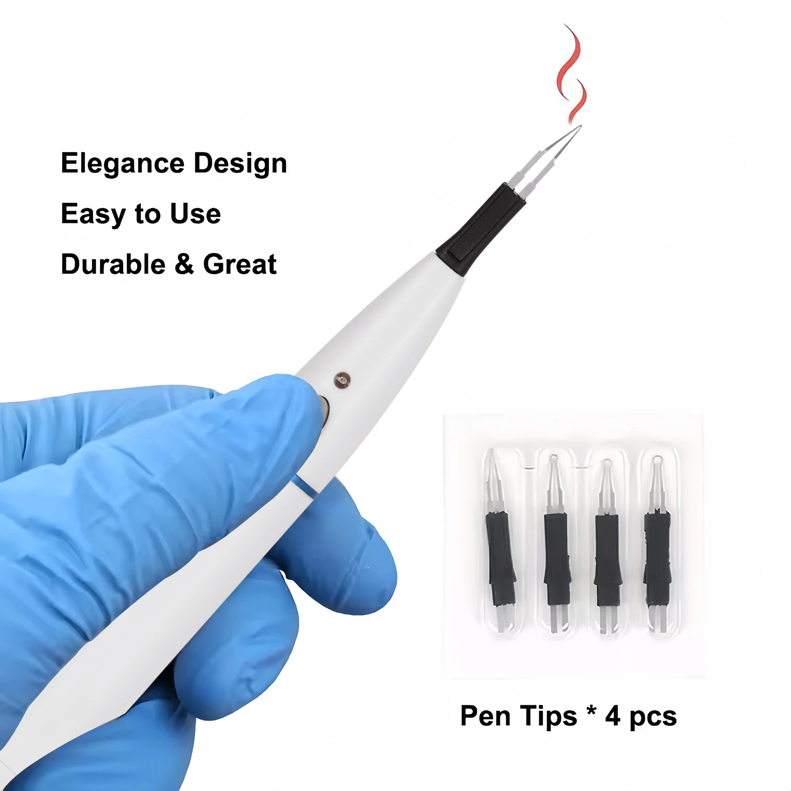 SANDENT Cordless Dental Gutta Percha Tooth Gum Cutter Clinic Machine Dental Heating Cutter with Heated 4 Tips
