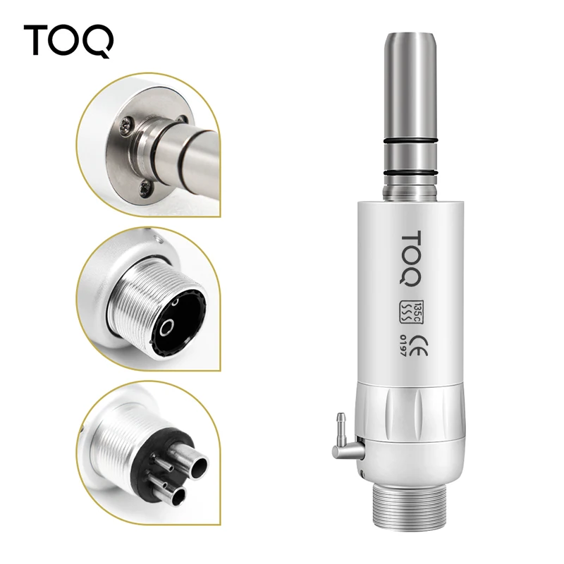 TOQ TOP Saling180~250 KPa Dental LED High & Low Speed Handpiece Kit Straight Contra Angle Air Turbine 2/4 Hole M4 / B2 Whole Set