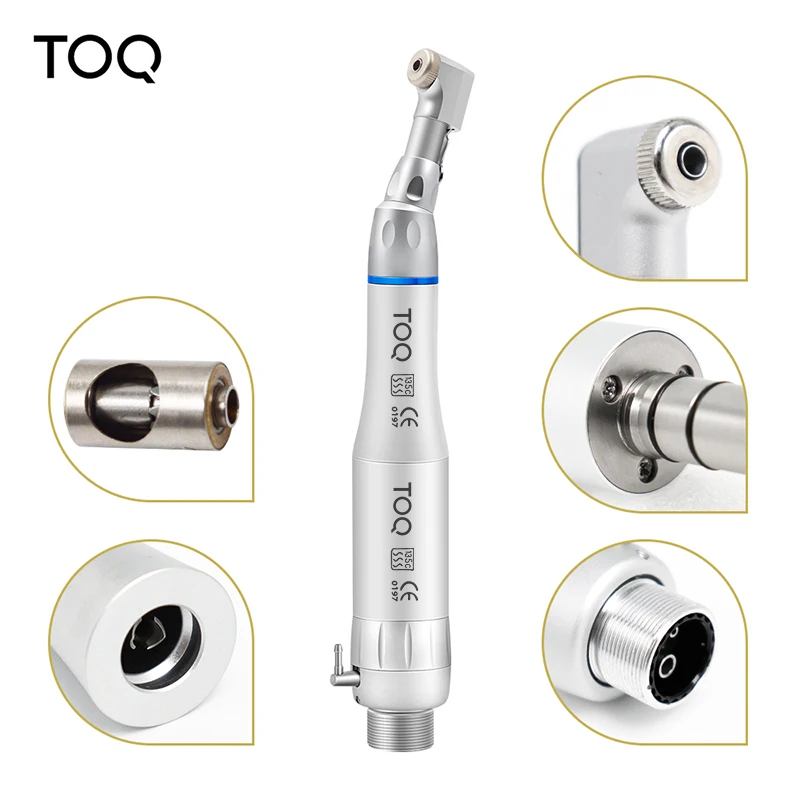 TOQ TOP Saling180~250 KPa Dental LED High & Low Speed Handpiece Kit Straight Contra Angle Air Turbine 2/4 Hole M4 / B2 Whole Set