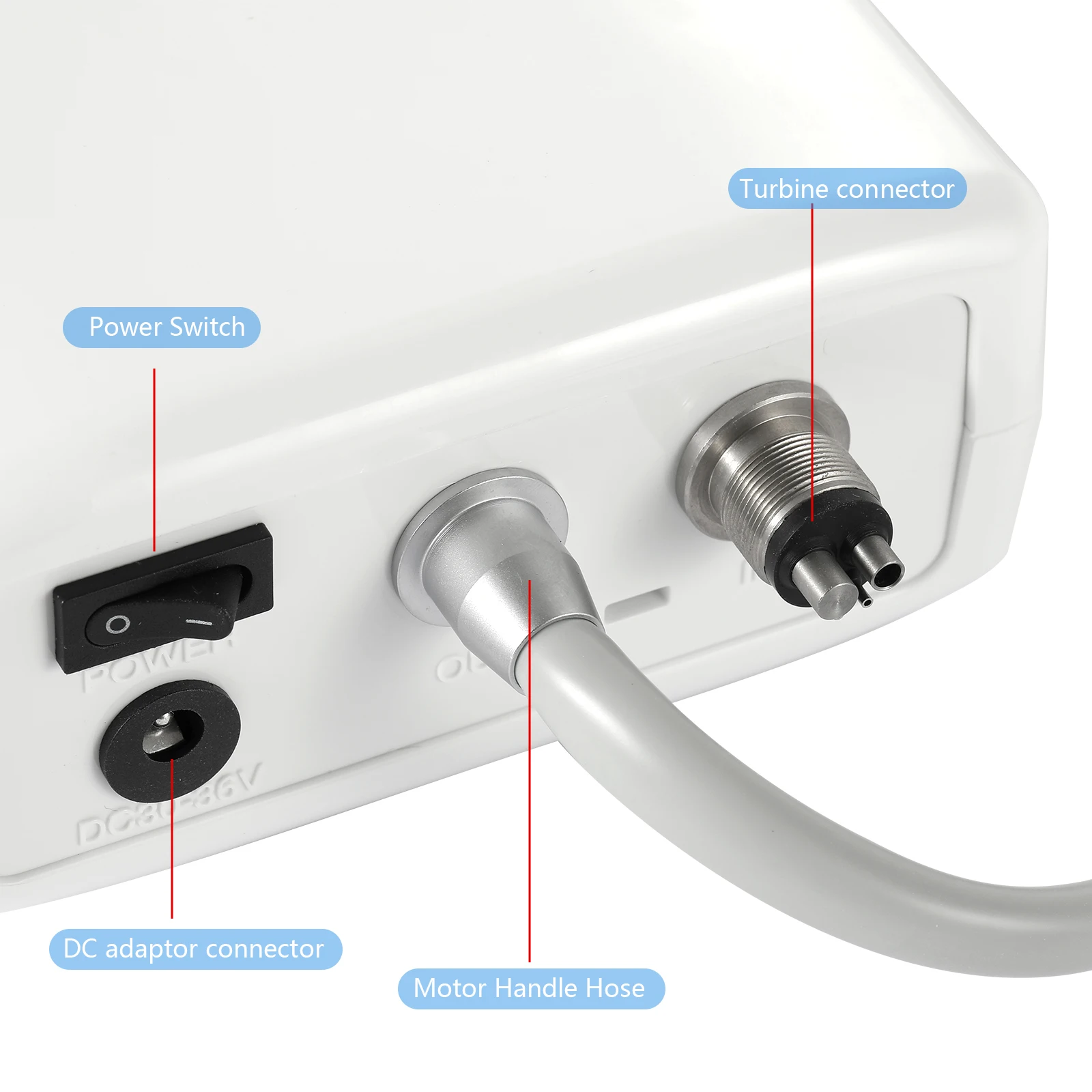 Dental Electronic LED Brushless Electric Micro Motor/1:5 Increasing Contra Angle Standard/Mini Head Handpiece