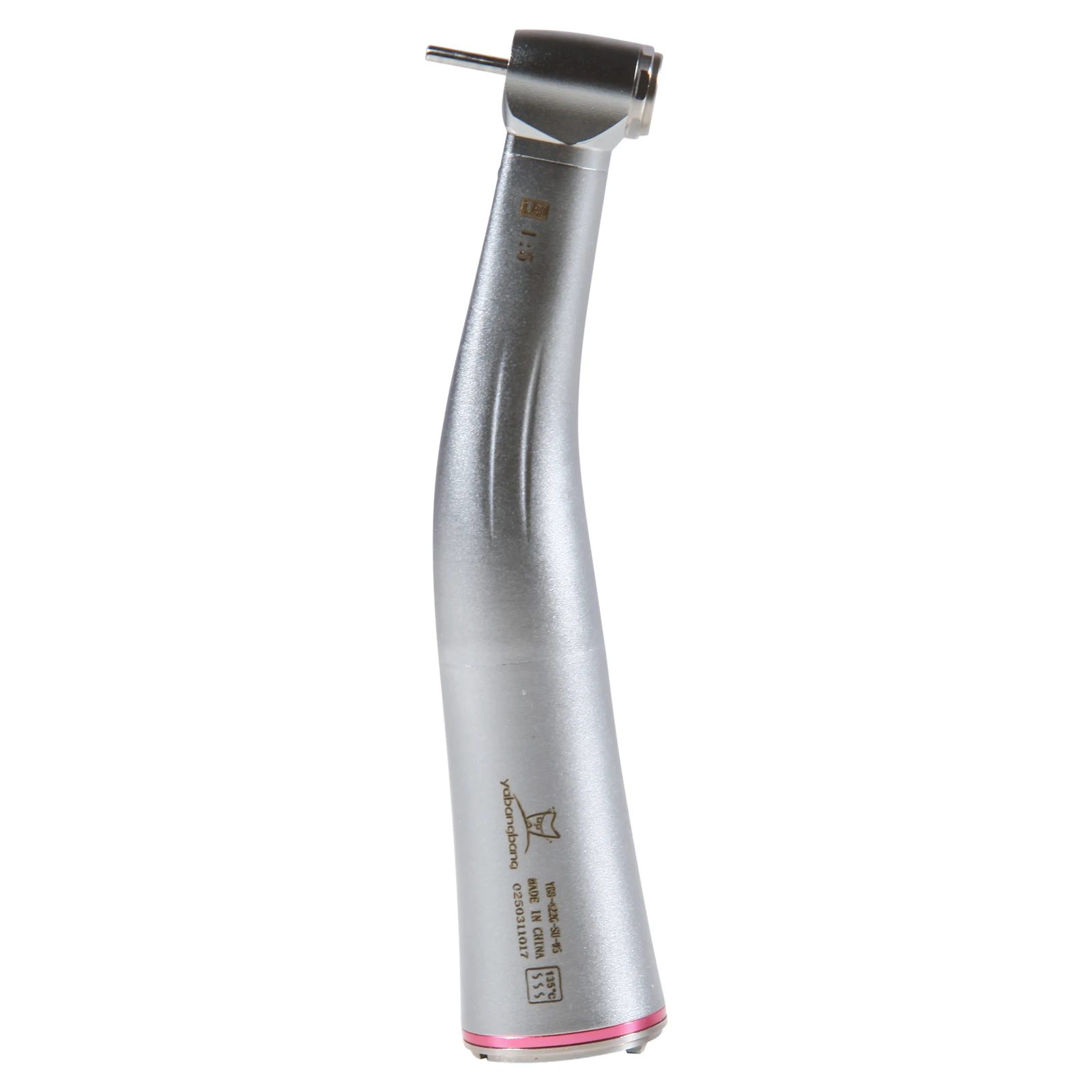 Dental Increasing 1:5 ratio Handpiece LED Fiber Optic Push Button Contra Angle 4 Spray Autochuck For NSK KAVO Electric Motor