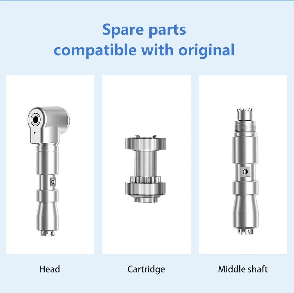 DEASIN Dental Clinical Brushless LED Electric Micromotor Work With 1:1/1:5/4:1 LED Contra Angle Dentist Low Speed Handpiece